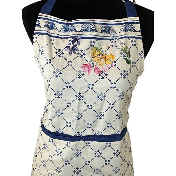 Maison DHermine Floral‎ Print Cotton Apron - Picture 2 of 5